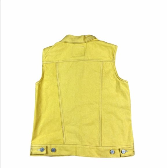Levi's Yellow Denim Vest - Picture 2 of 2